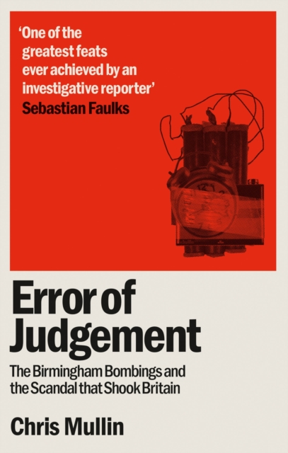 Image for Error of Judgement : The Birmingham Bombings and the Scandal That Shook Britain