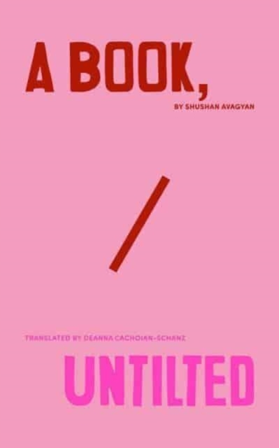 Cover for: A Book, Untitled